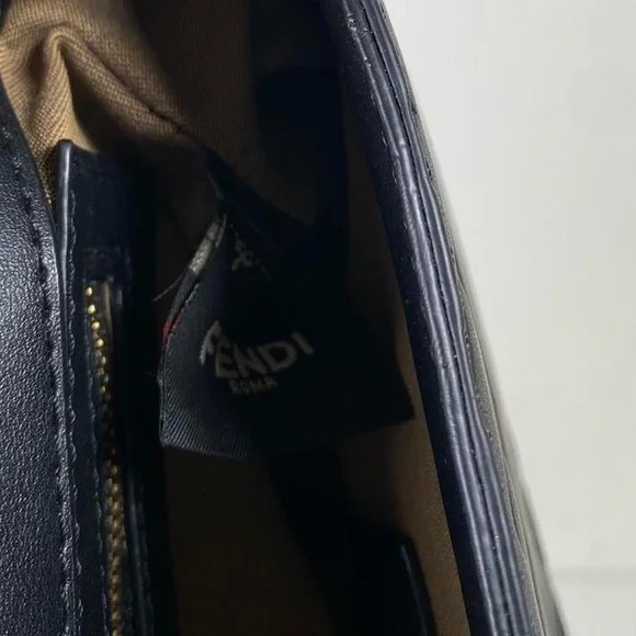 Designer Style Baguette Crossbody Bag - Picture 7 of 7